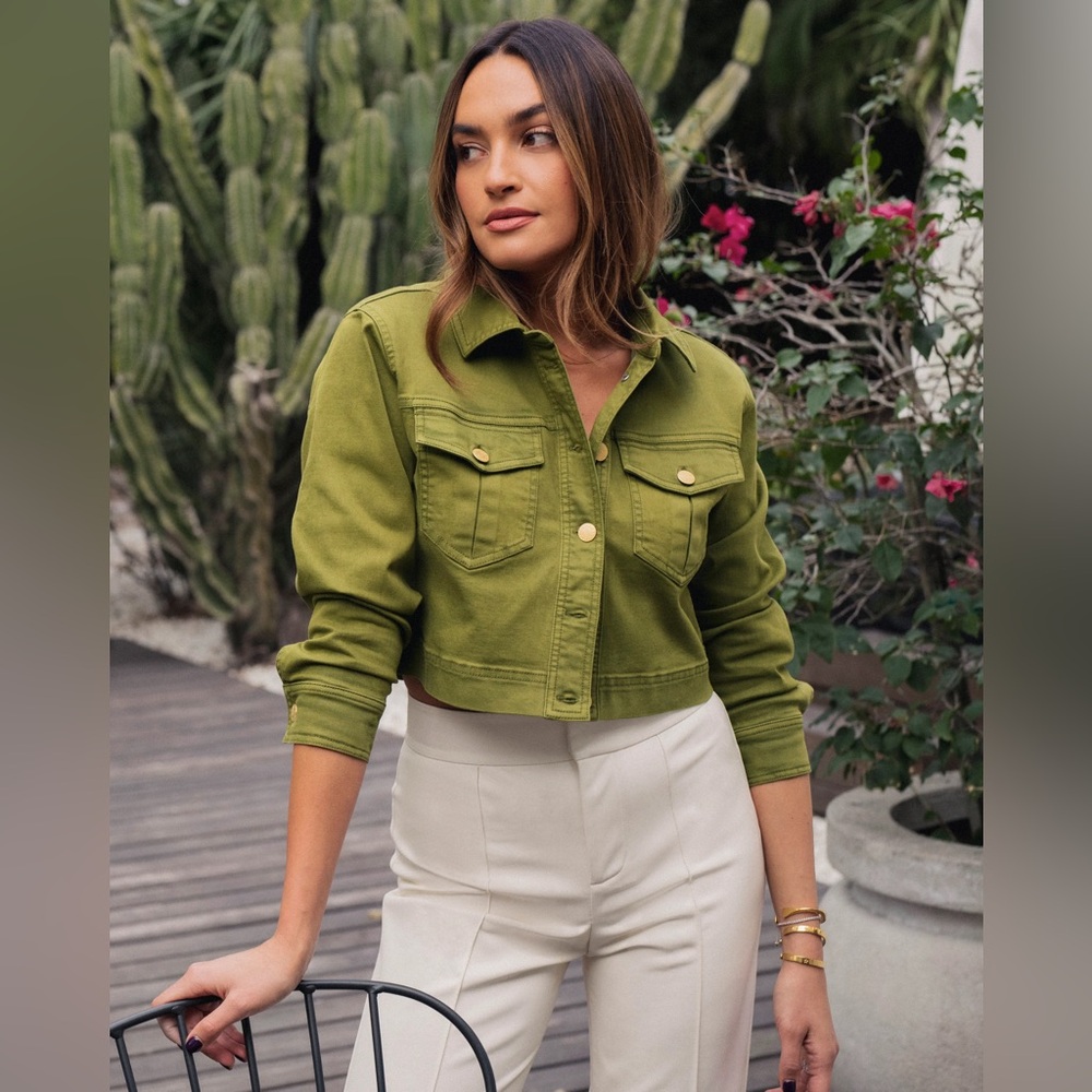 NWT Splendid x Rachelove Cropped Denim Jacket